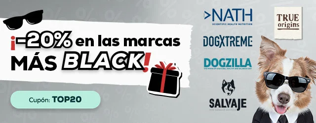 -20% en las marcas más black para perro