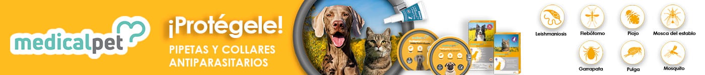 Medicalpet: Protégele con pipetas y collares antiparasitarios para perro