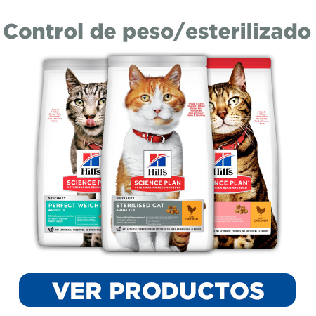 Hill's Science Plan - Nutrición especializada que ayuda a mantener a los gatos esterilizados activos, sanos y en un peso adecuado.