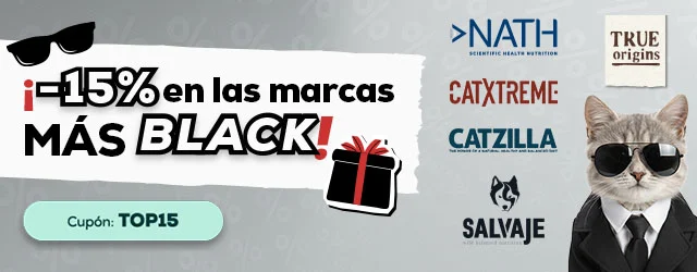 -15% en selección de los accesorios más Black para gato