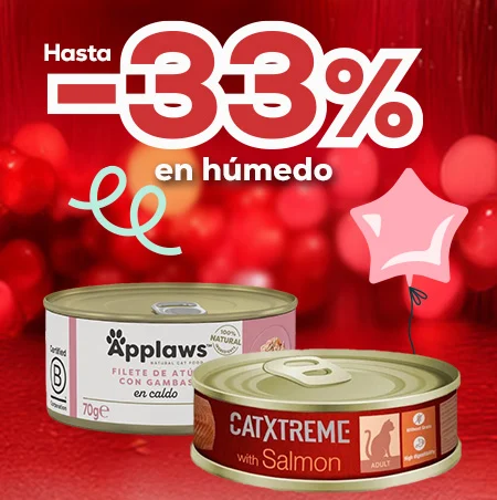 Hasta -33% en húmedos para gato
