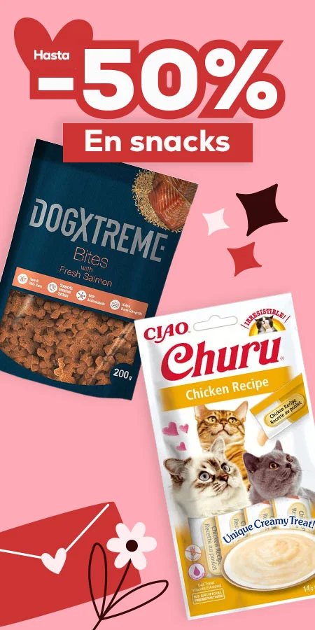 Hasta -50% en selección de snacks