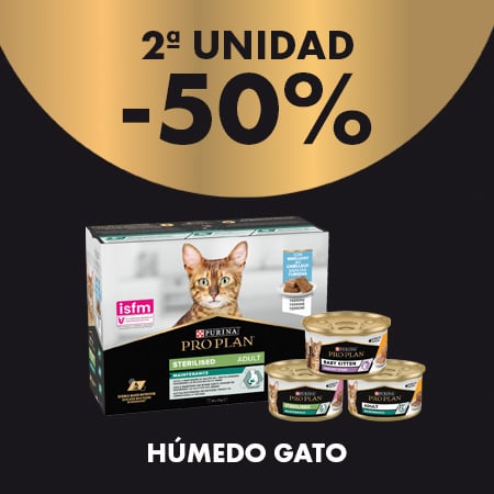 Pro Plan: -50% en la 2ª unidad en selección de pienso veterinario para gato