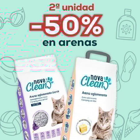 Nova Clean: -50% en 2ª unidad en selección de arena Aglomerante