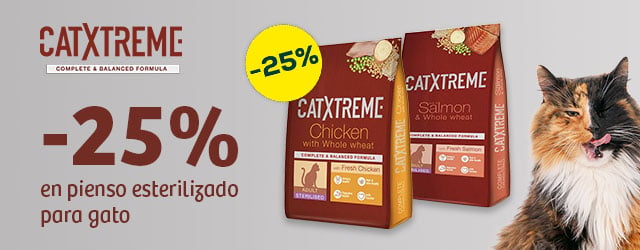 Catxtreme: -25% en selección de pienso para gato