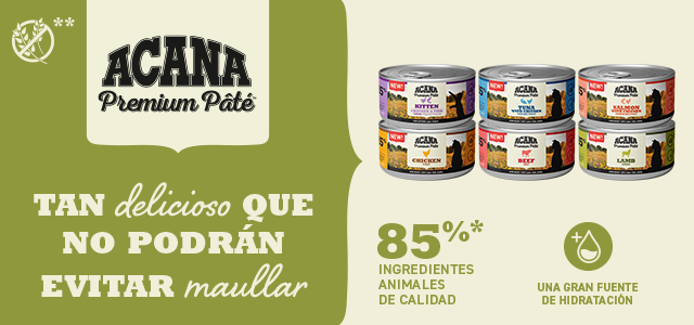 Acana Premium Paté. Deliciosa comida húmeda para gatos