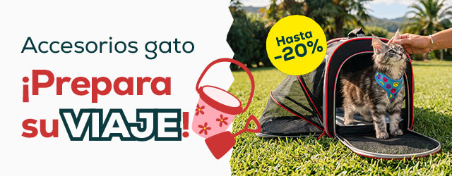Accesorios para gato ¡prepara su viaje!