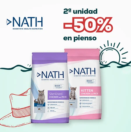 Nath: -50% en la 2ª unidad en selección de pienso para gato 4kg
