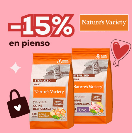 Nature's Variety: -15% en selección de pienso para gato 7 kg