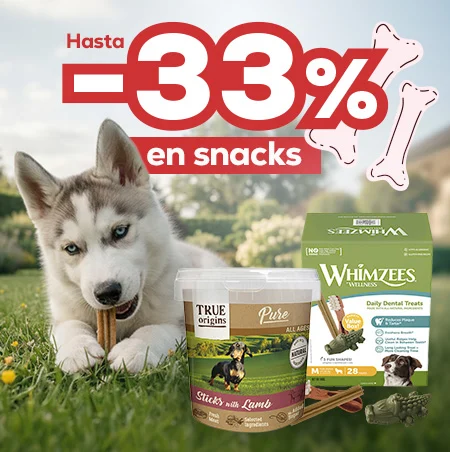 Hasta -33% en selección de snacks para perro