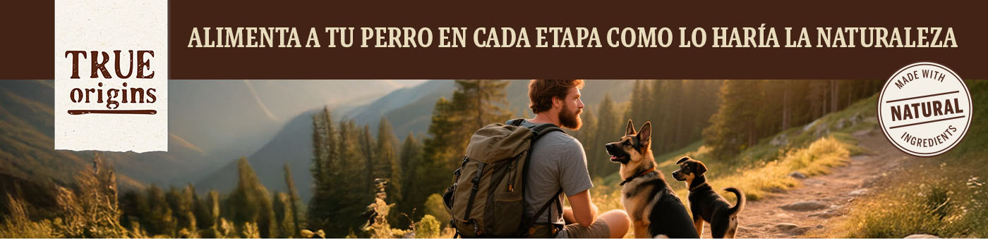 True Origins perro. Alimentación natural para todas sus etapas de vida