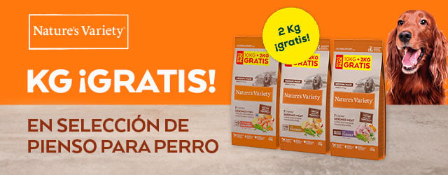 Nature`s Variety: 2 kg gratis en selección de pienso para perro