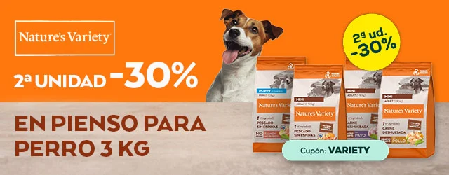 Nature's Variety: -30% en la 2ª unidad en pienso para perro 3 kg