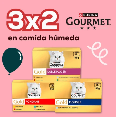 Gourmet: 3 x 2 en selección de packs de comida húmeda