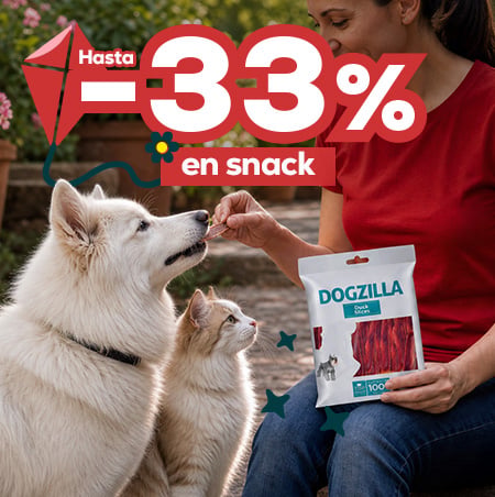 Hasta -33% en selección de snacks para perro y gato