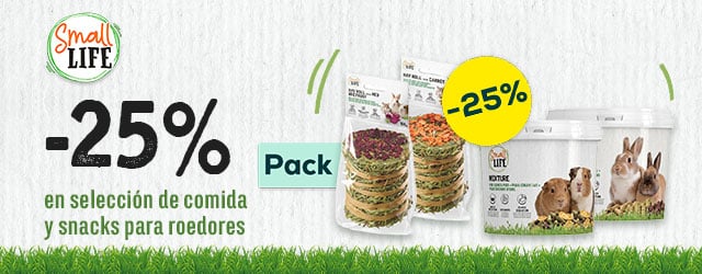 Small Life: -25% en selección de comida y snacks para roedores