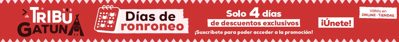Días de ronroneo: -20% en selección de alimentación natural y arenas
