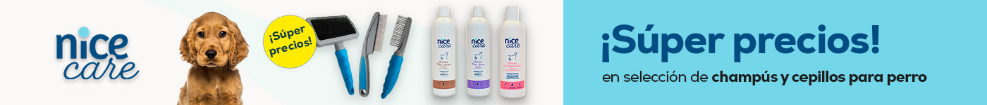 Nice Care: Súper Precios en selección de champús y productos de cuidado del pelo para perro y gato