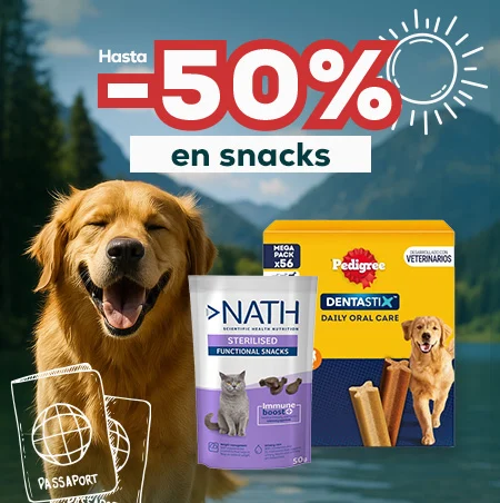 Hasta -50% en snacks