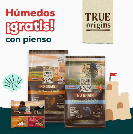 True Origin Pure: Húmedo de regalo con selección de pienso para gato