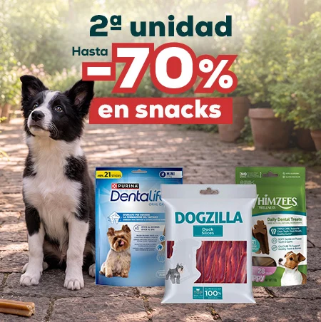 -70% en la 2ª unidad en selección de snacks