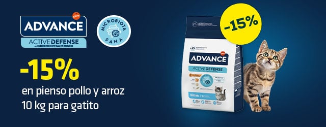 Advance:  -15% en selección de pienso para gatitos 10kg