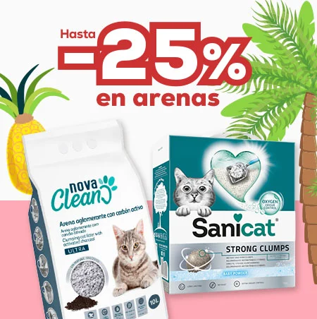 Hasta -25% en selección de arenas