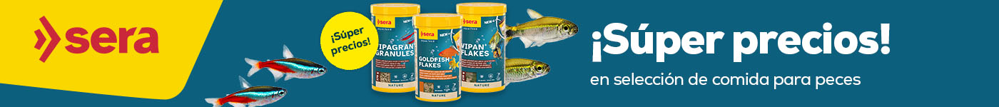 Sera: Súper precios en selección de comida para peces