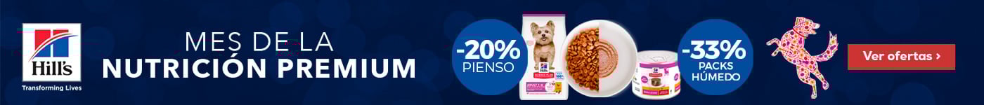 Mes de Hill's: -20% en selección de pienso para perro, y más de -30% en selección de packs de húmedo para perro