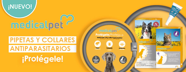Medicalpet: Protégele con pipetas y collares antiparasitarios