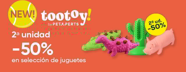Tootoy: -50% en la 2ª unidad selección de juguetes para perro