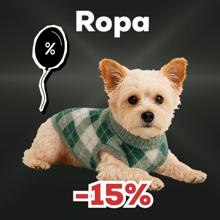 -15% en selección de ropa para perro