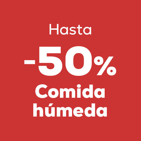 Hasta -50% en comida húmeda