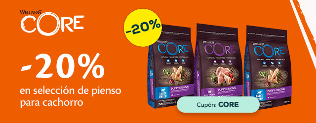 Wellness Core: -20% en selección de pienso para cachorro
