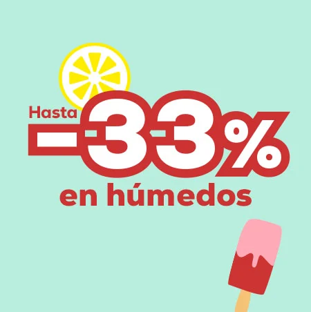 LLega el calor y la hidratación: Hasta -33% en selección de húmedo
