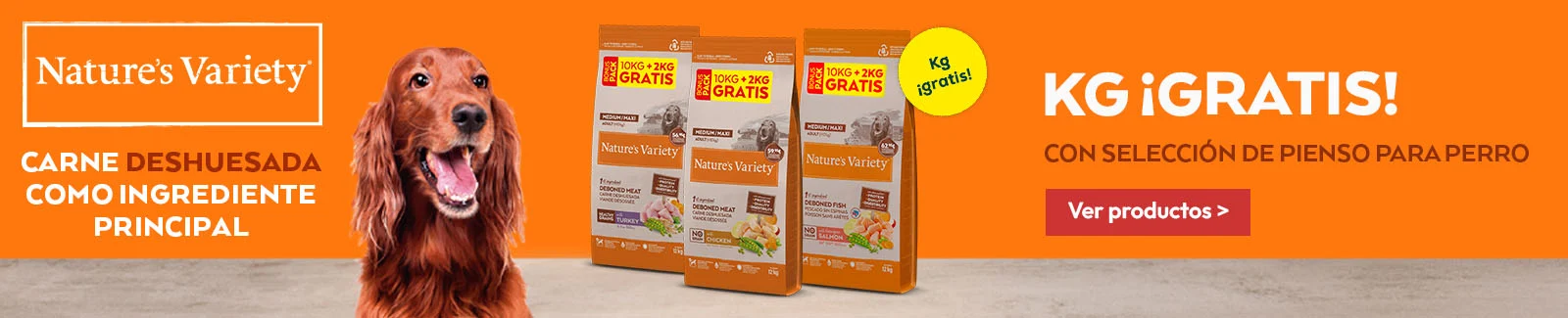 Nature's Variety: &iexcl;kilos gratis! en selecci&oacute;n de pienso 12kg para perro