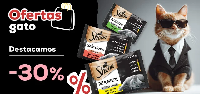 Sheba: -30% en packs de húmedo para gato 48 uds