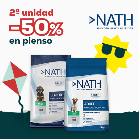 Nath: -50% en la 2ª unidad en selección de pienso para perro