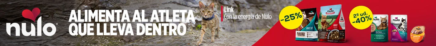Nulo: -25% en selección de pienso para gato, y -40% en la 2ª unidad en selección de húmedo para gato
