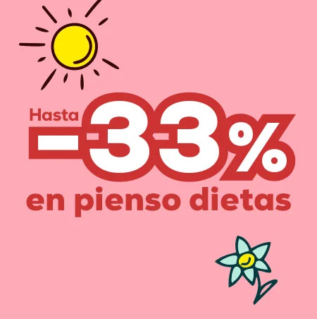 Hasta -33% en selección de pienso veterinario