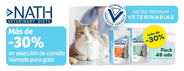 Nath: Más de -30% en selección de packs de húmedo para gato 