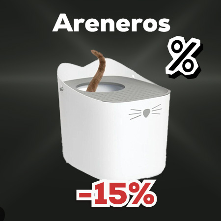 -15% en selección de areneros para gato