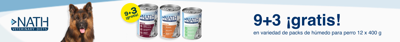 Nath Veterinary Diets: 9 + 3 gratis en selección de packs de comida húmeda para perro