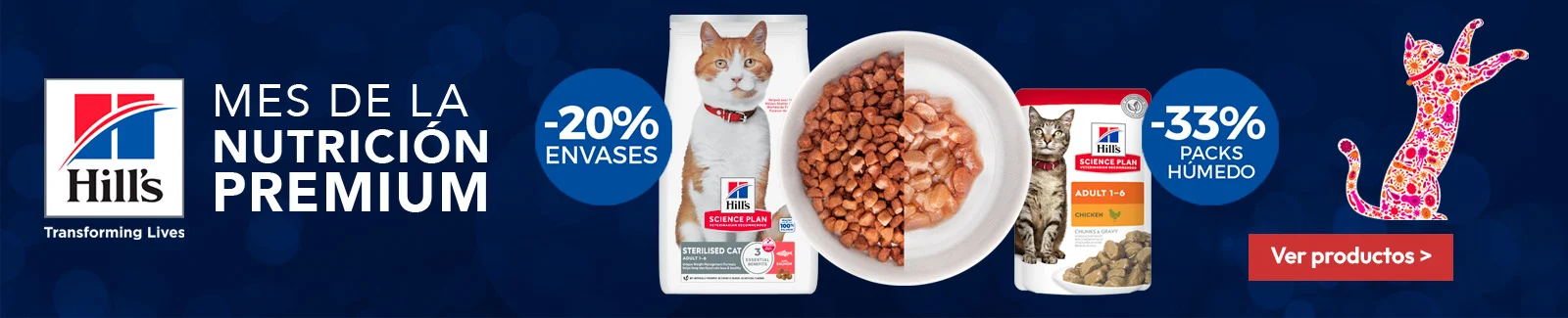 Mes de Hill's: -20% en selecci&oacute;n de pienso para gato, y m&aacute;s de -30% en selecci&oacute;n de packs de h&uacute;medo para gato