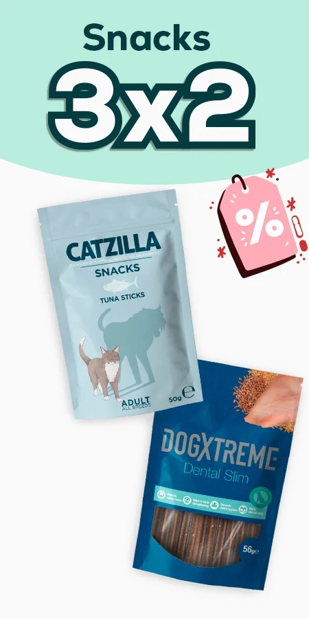 3 x 2 en selección de snacks