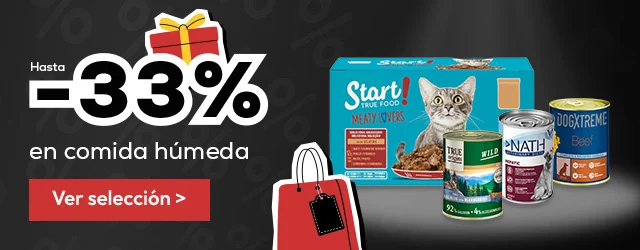Hasta -33% en selección de comida húmeda