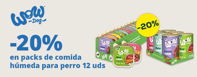 Wow Food: -20% en comida húmeda para perro