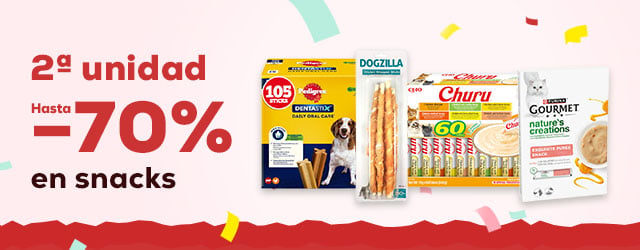 ¡Kiwoko Days!: 2ª unidad hasta -70% en snacks