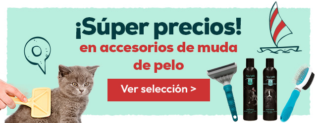 Súper precios en selección de accesorios de muda de pelo