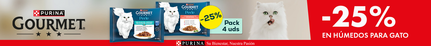 Gourmet: -25% en selección de comida húmeda para gato